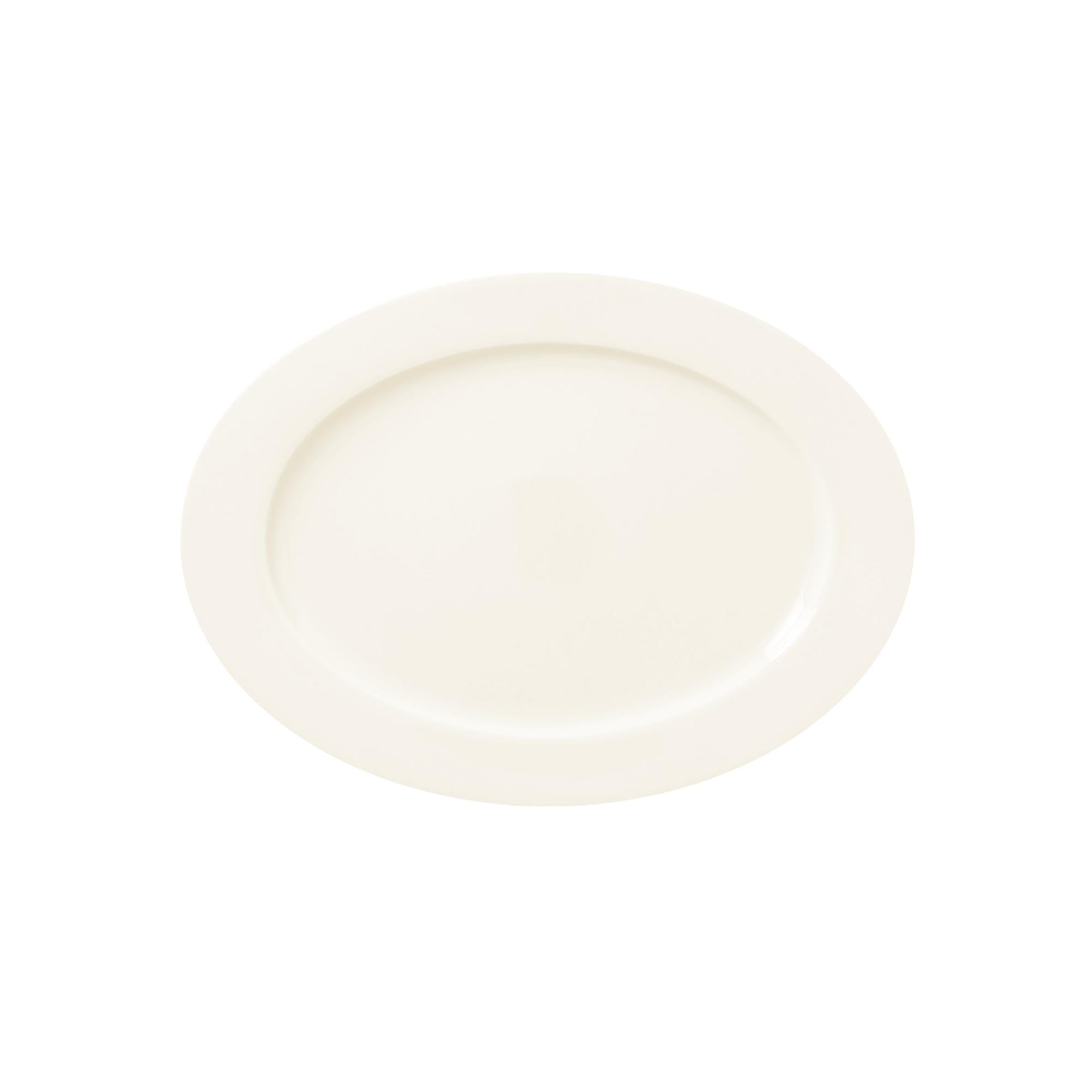 Platte tief oval 29,5x20xcm CORE white