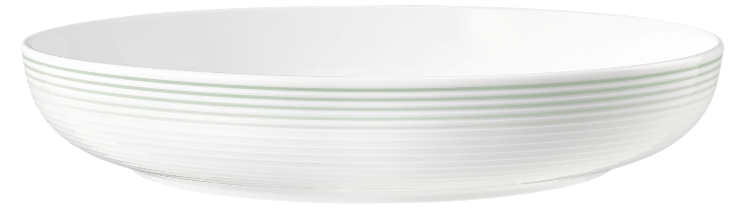 Teller rund mit Relief tief coup 28cm BLUES salbeigrün