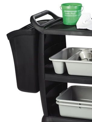 Abfallbehälter für Servierwagen 58,5x49,5x31cm BLACK BEAUTY