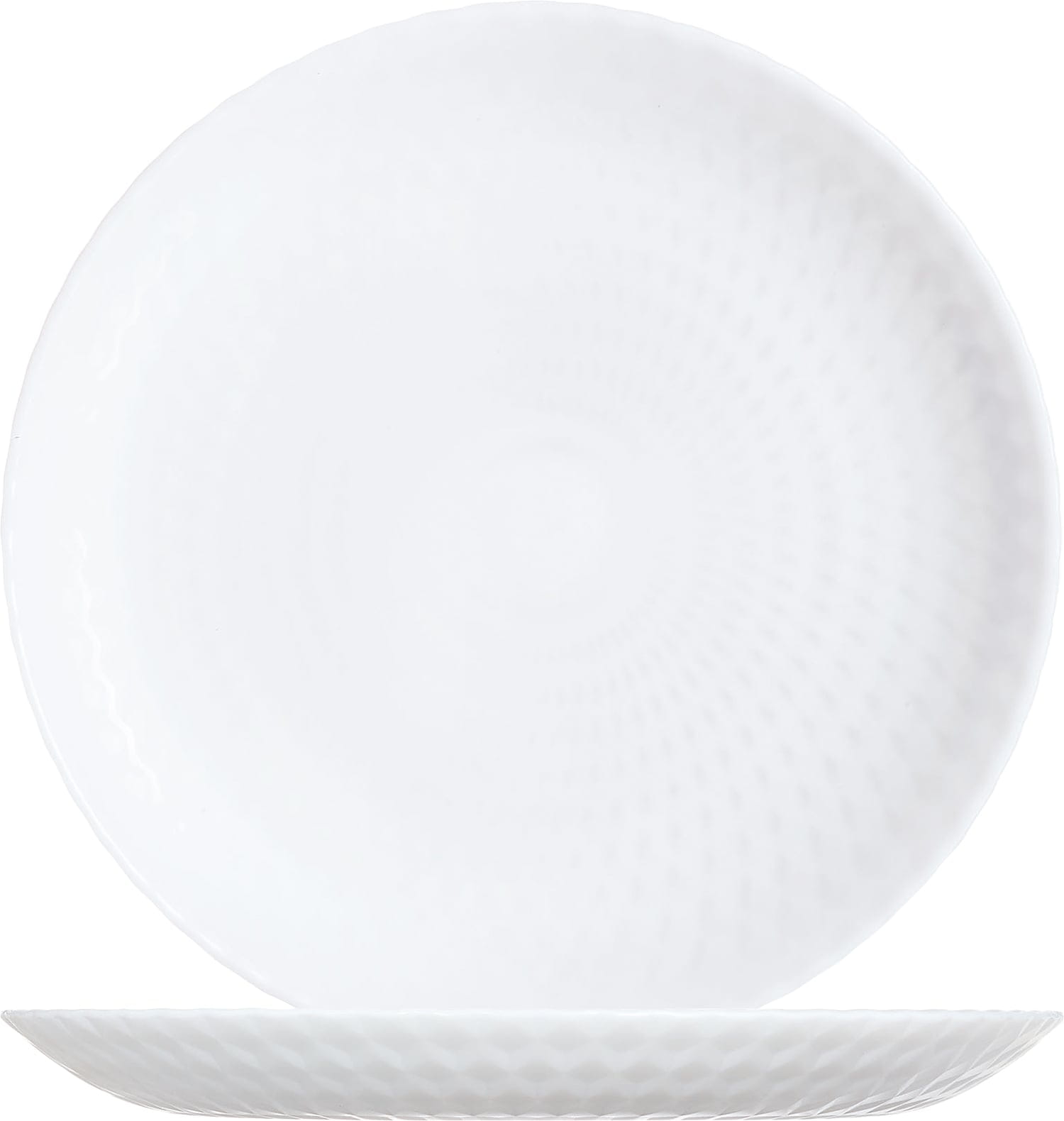 Teller flach Ø19cm PAMPILLE white