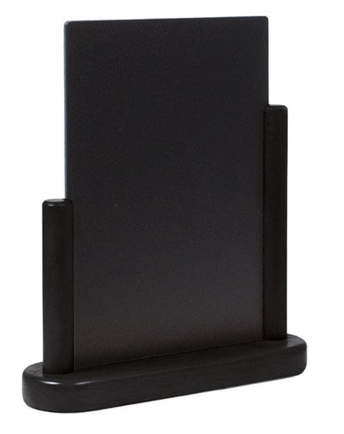 Tischtafeln Fläche: 15cm x 10cm DIN A6 Holz schwarz