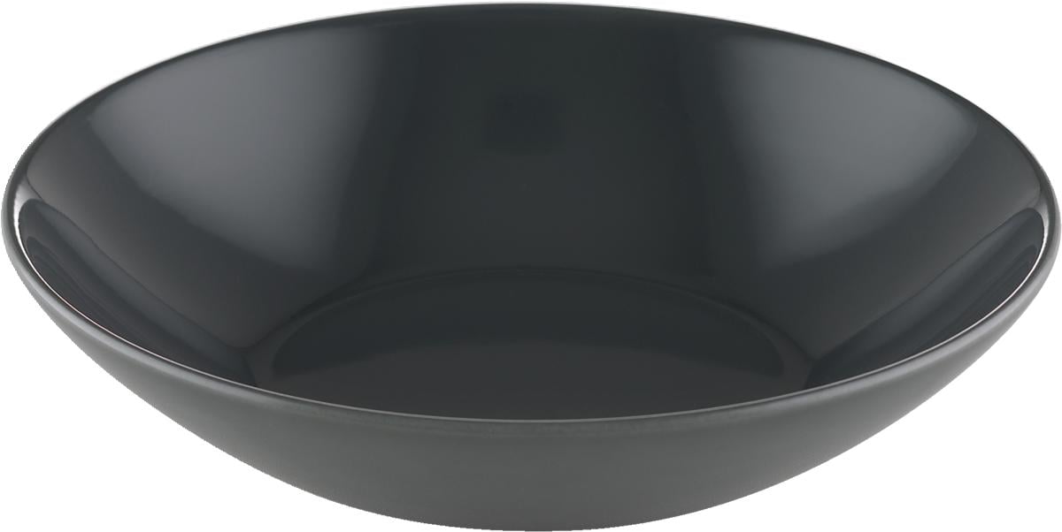 Teller tief rund coup 18cm SANDSTONE BLACK UNI