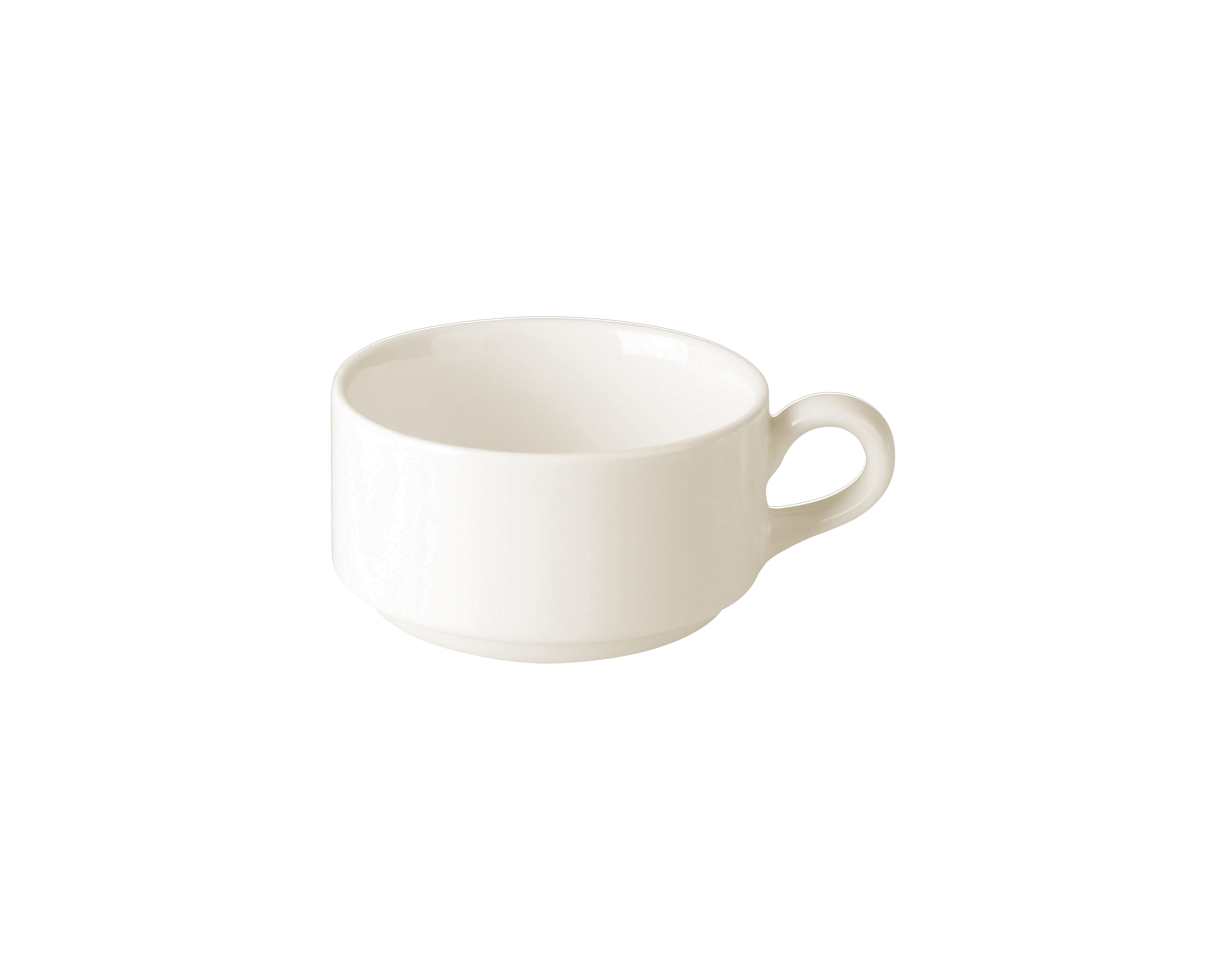 Kaffeetasse stapelbar  180ml BANQUET weiss