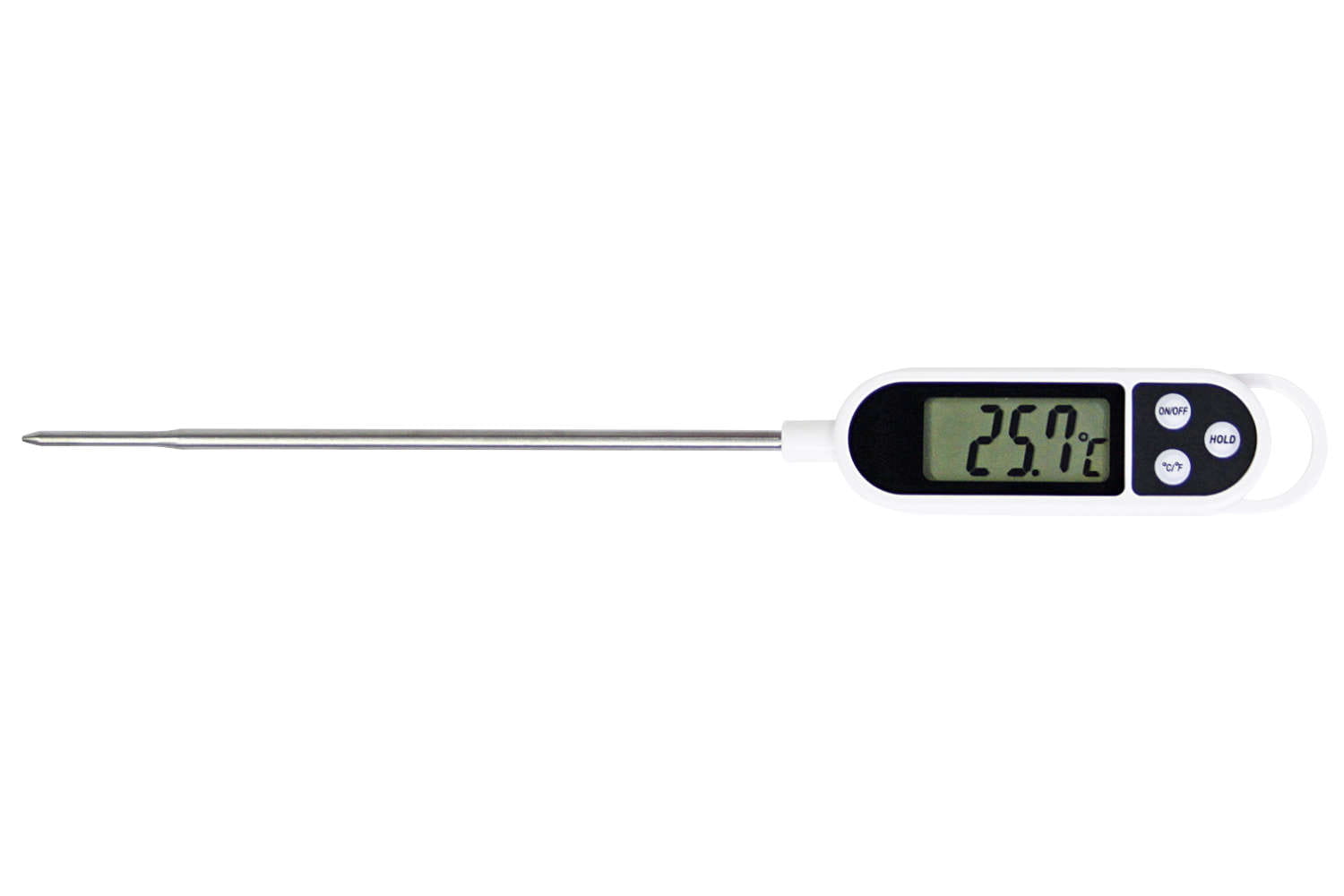 Einstech-Thermometer 24cm lang