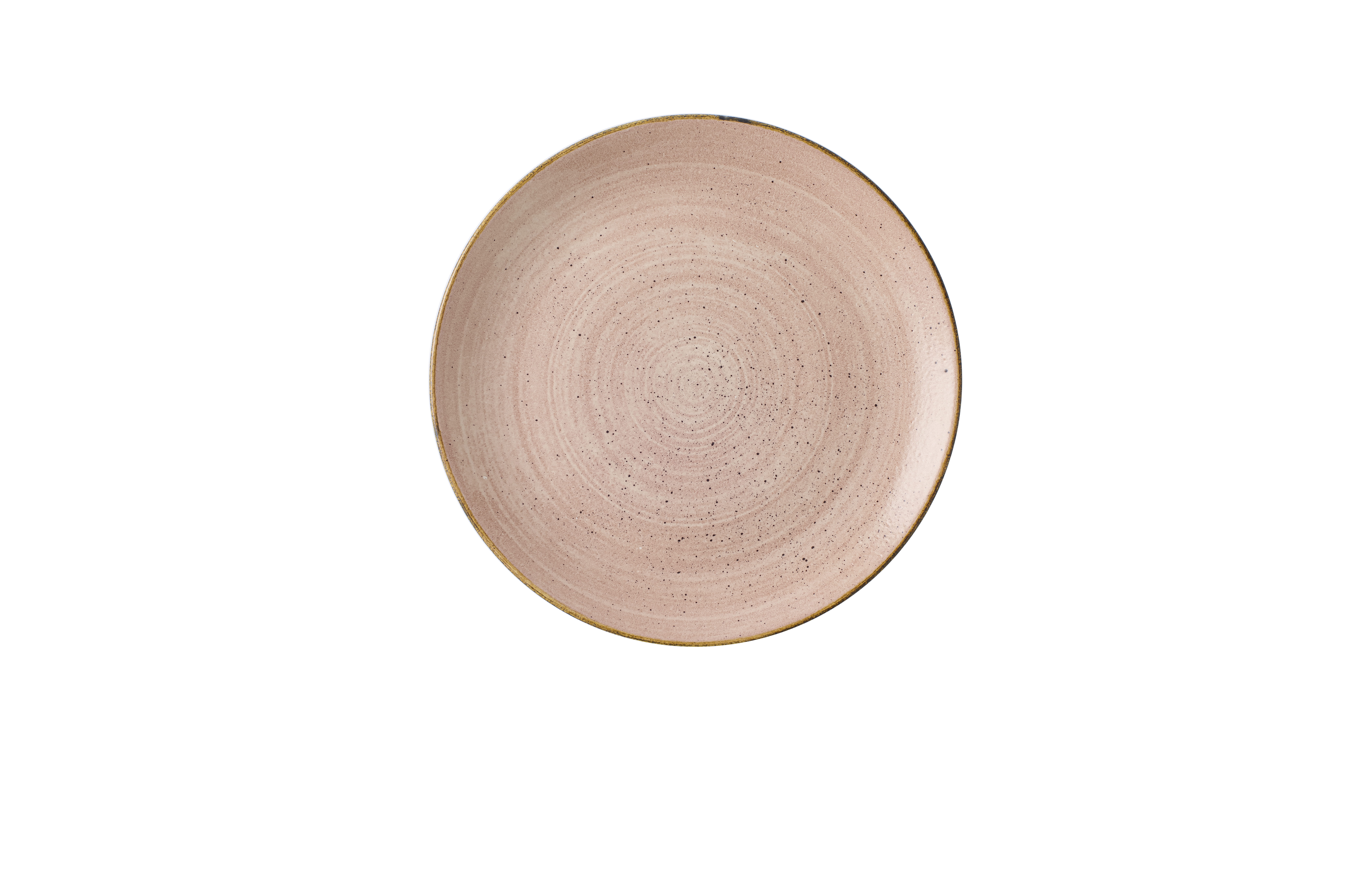 Teller flach coup 26cm STONECAST RAW terracotta