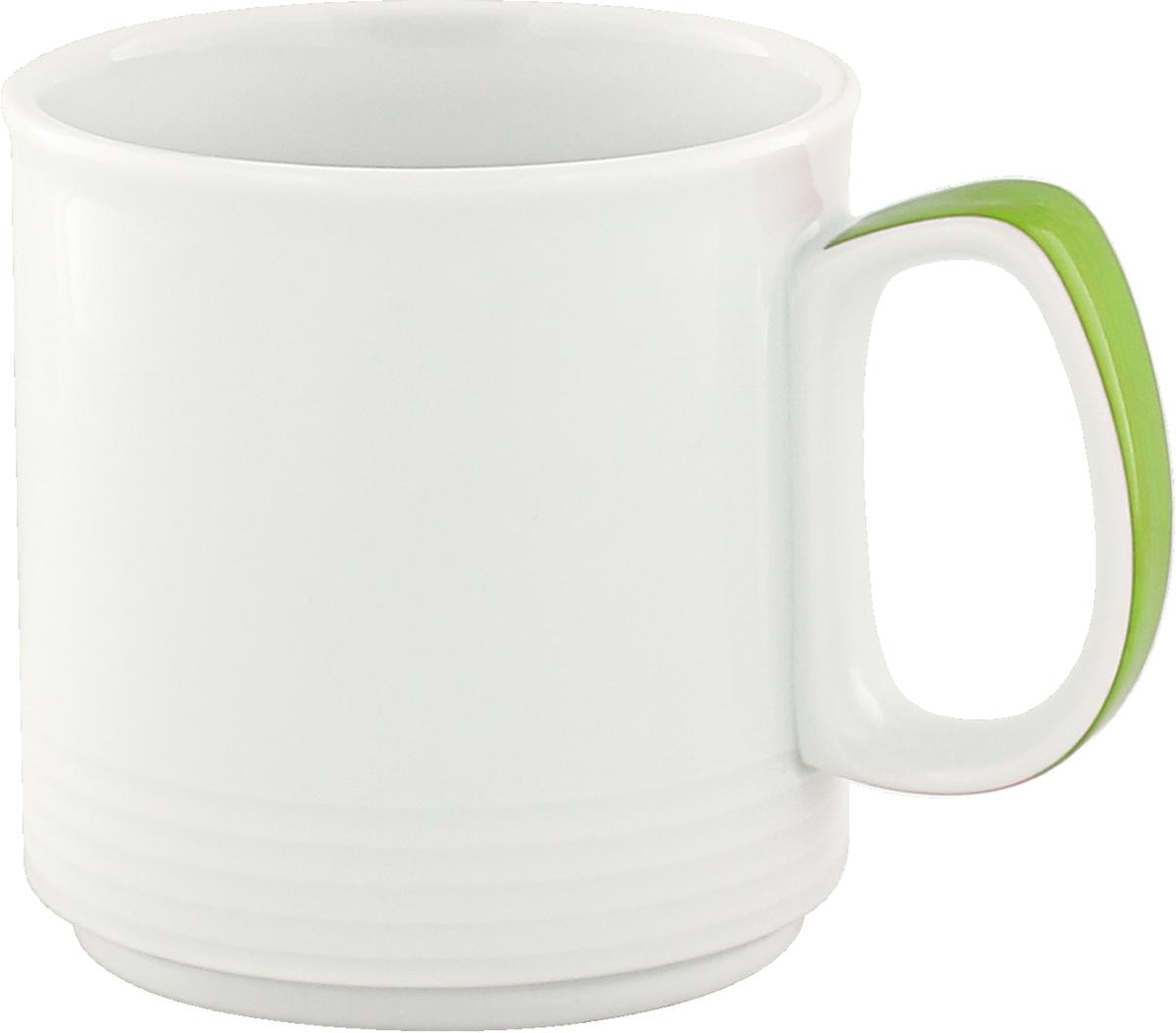 Spezialbecher stapelbar Relief 0.27l INVITA DIALOG PINSELBAND apfelgrün