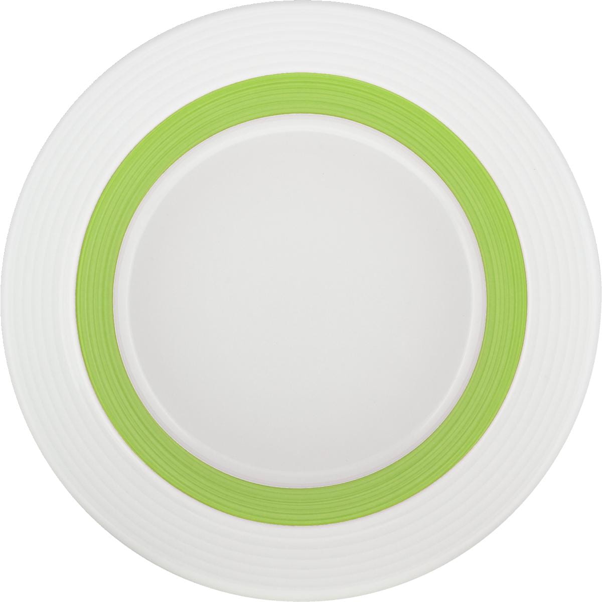 Spezialteller Fahne Relief 23cm INVITA DIALOG PINSELBAND apfelgrün