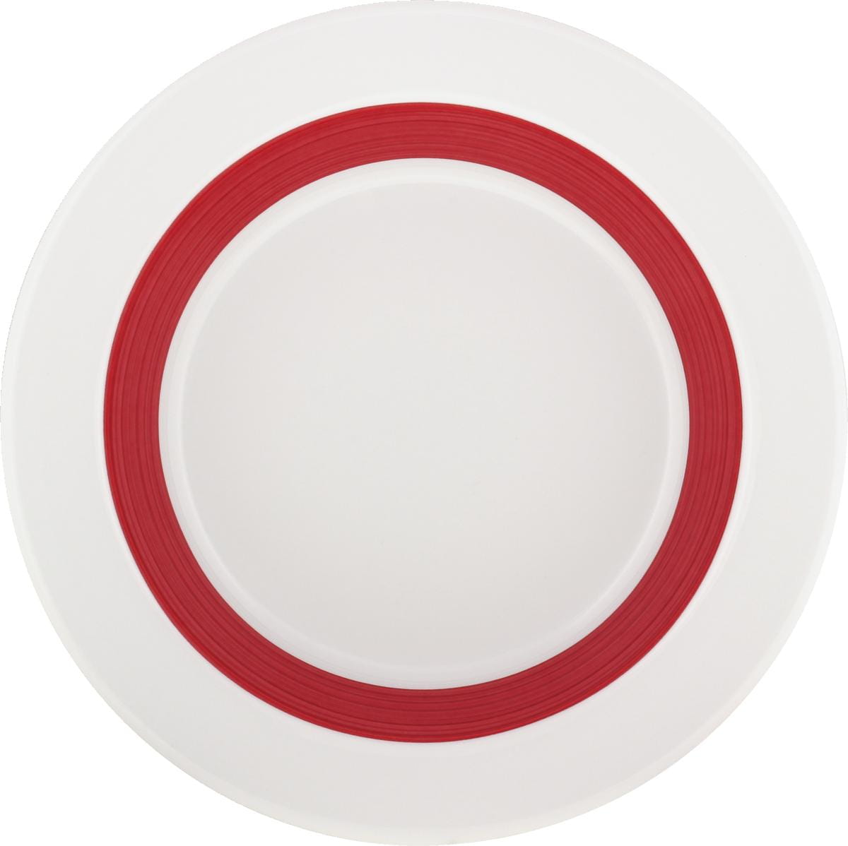 Spezialteller tief Fahne 23cm INVITA DIMENSION PINSELBAND rubinrot