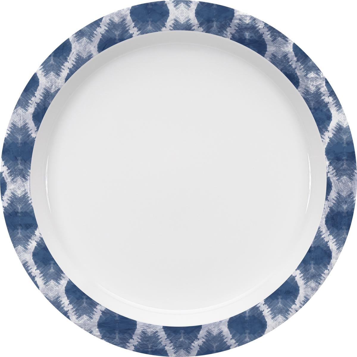 Spezialteller halbtief Fahne 25cm INVITA DIMENSION CALMERA blue