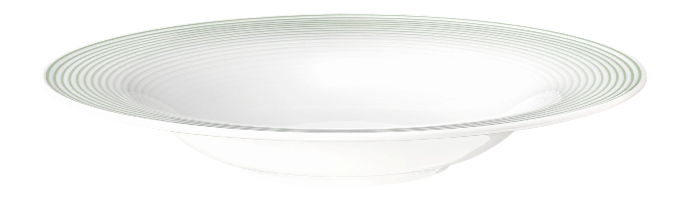 Pastateller rund mit Relief tief 27cm BLUES salbeigrün