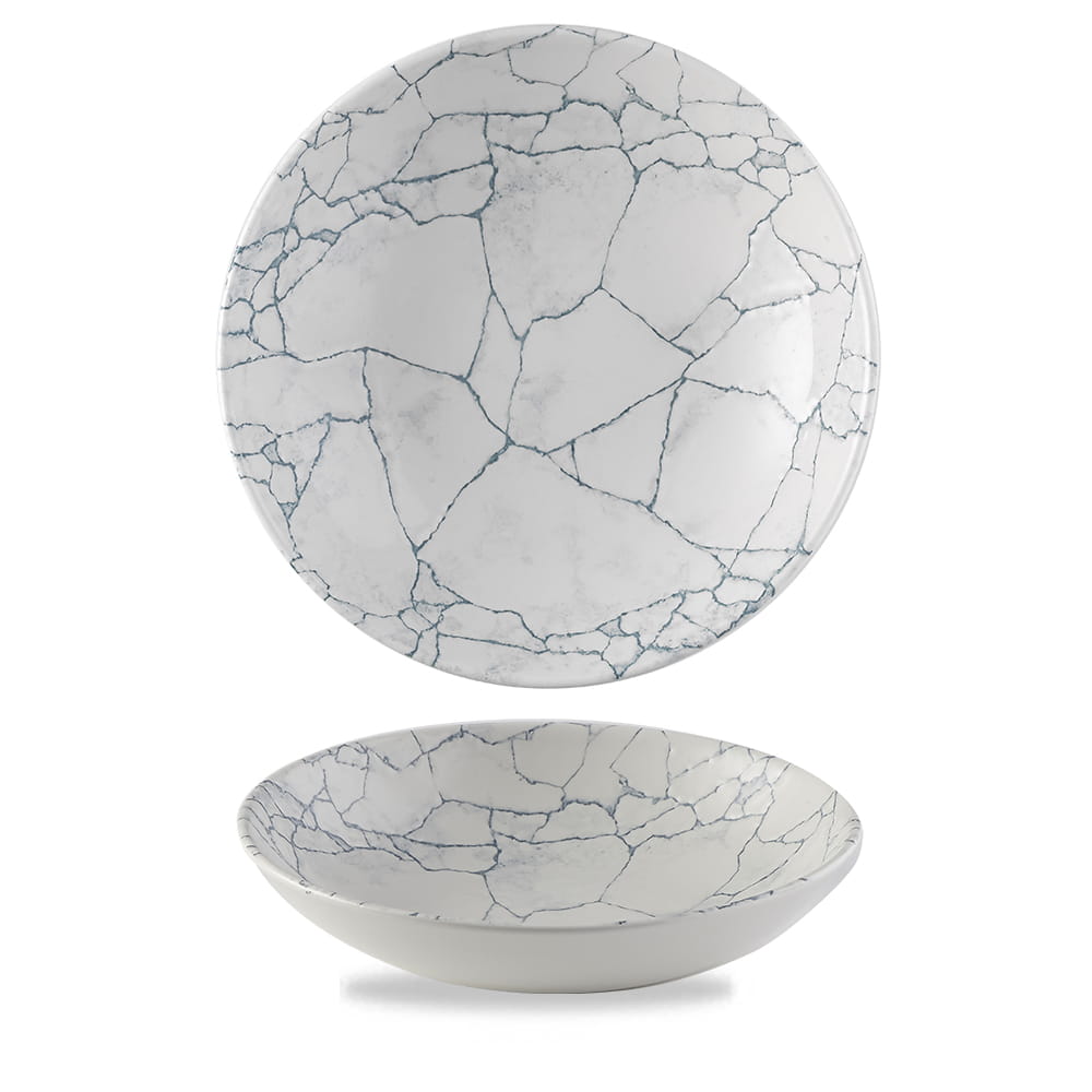Teller tief coup 24,8cm KINTSUGI pearl grey