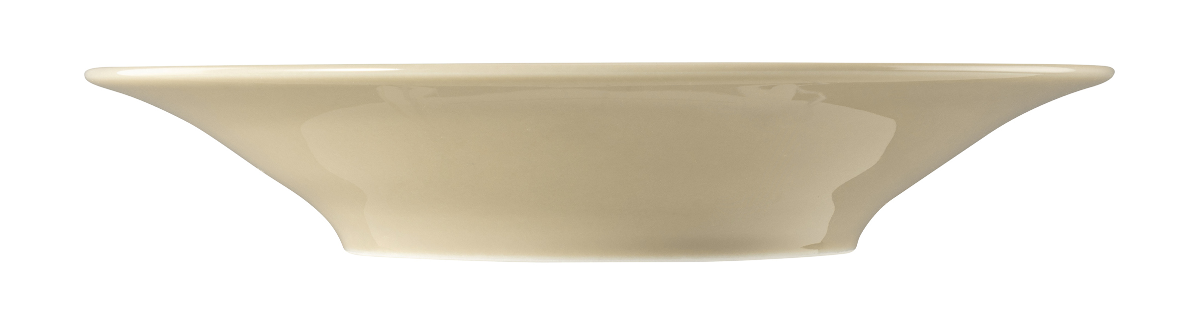 Teller rund mit Relief tief rund 22,5cm BEAT sandbeige