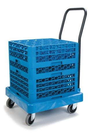 Transportwagen mit Griff für Spülkörbe PP