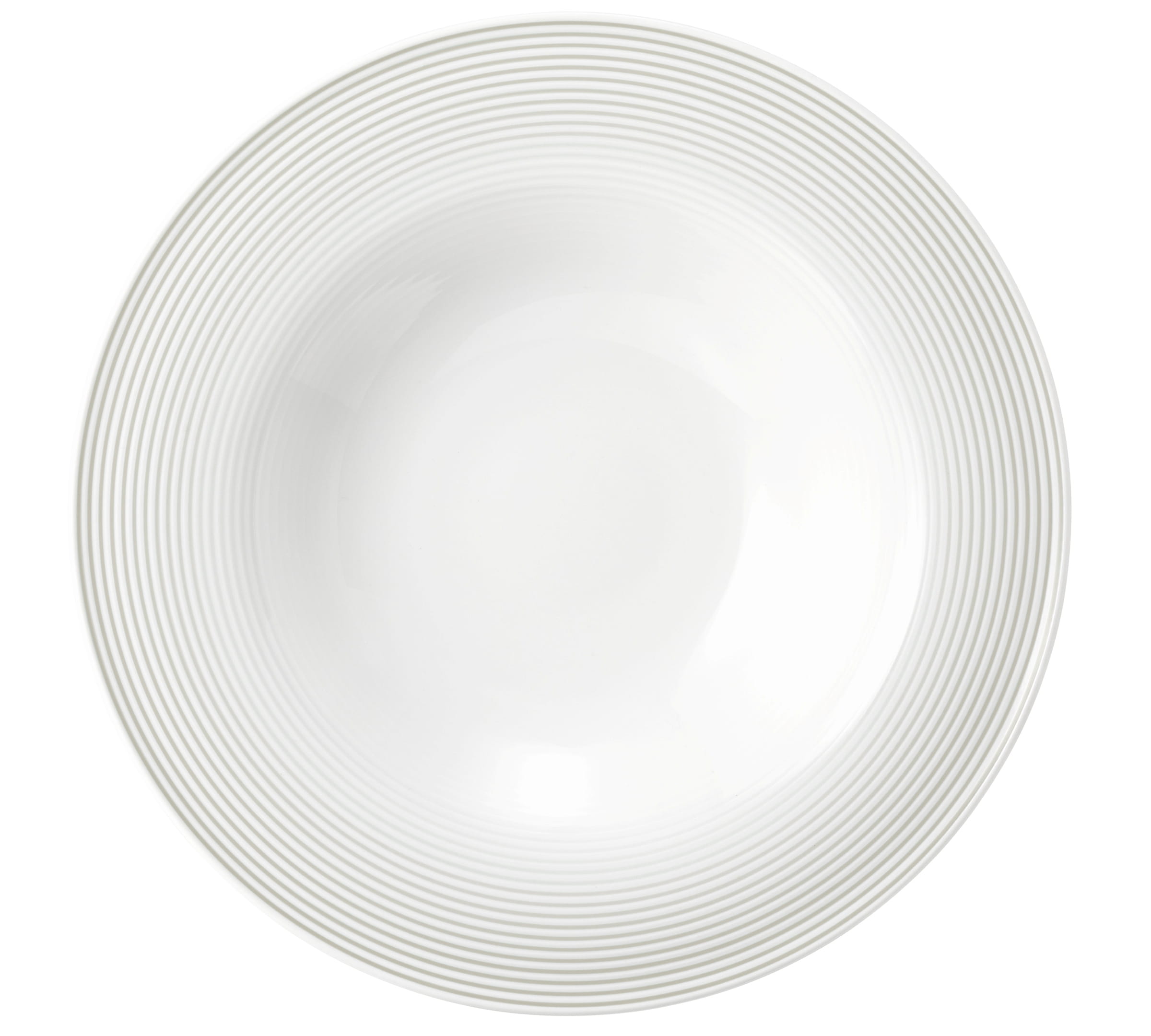 Pastateller rund mit Relief tief 30cm BLUES perlgrau