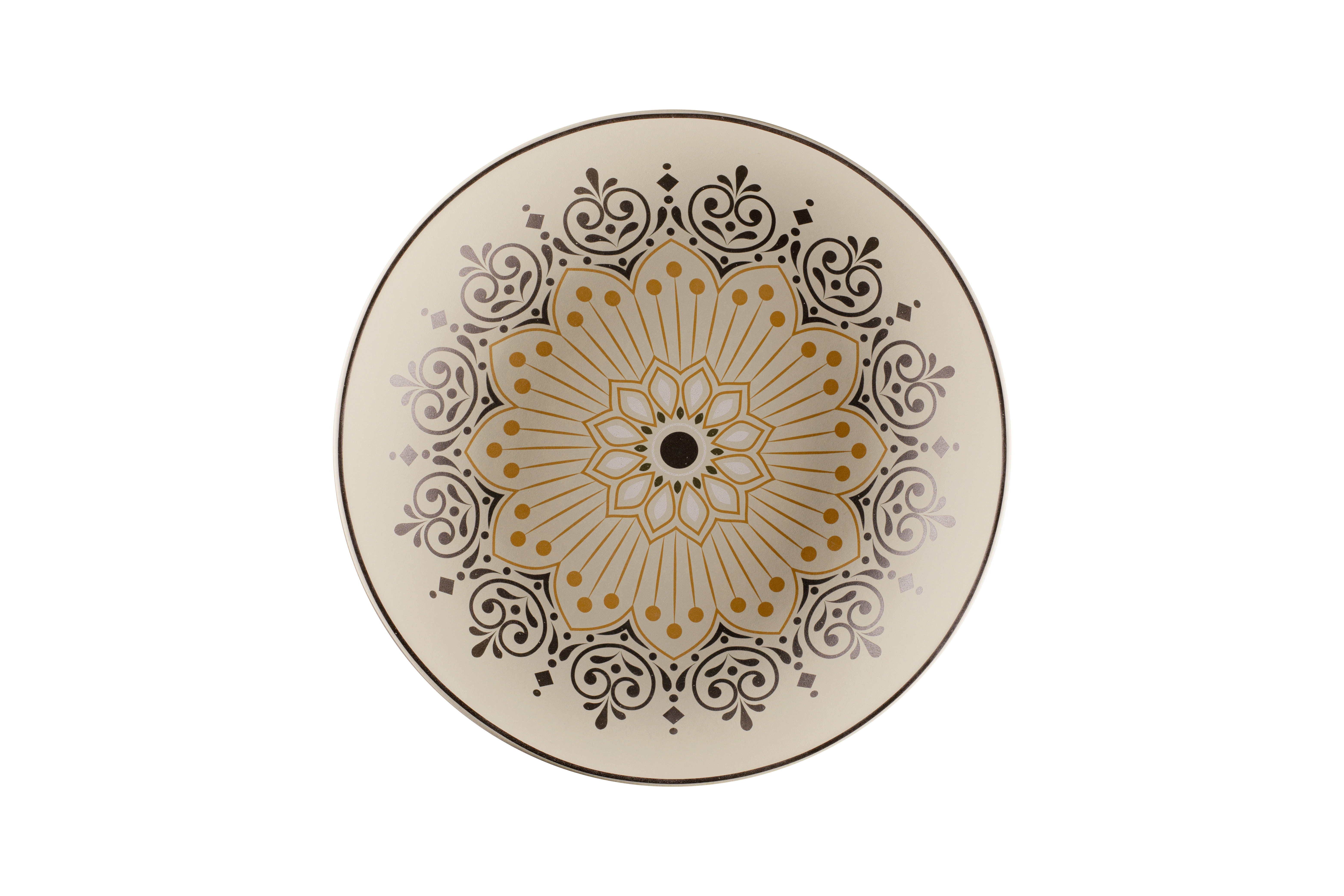 Teller tief coup Ø29,7cm H5cm 1,8L ARGILA CARTAGENA decorated grey