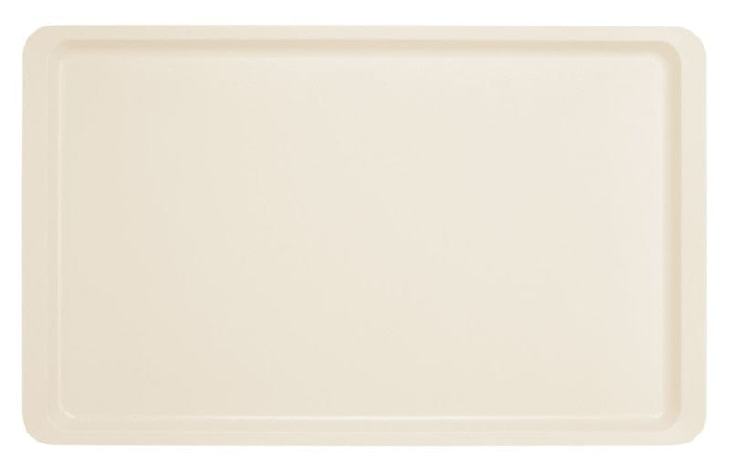 Tablett GL 53x32,5cm perlweiß