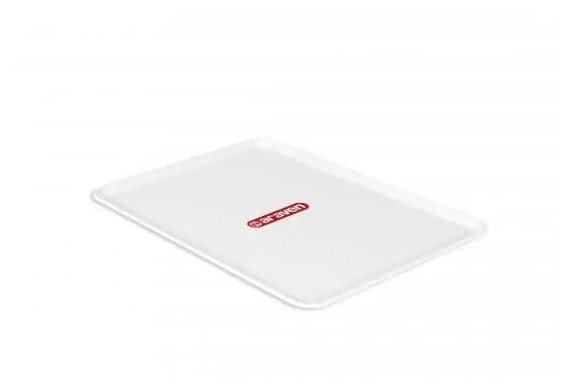 Serviertablett 42x30x1,2cm BASIC weiß