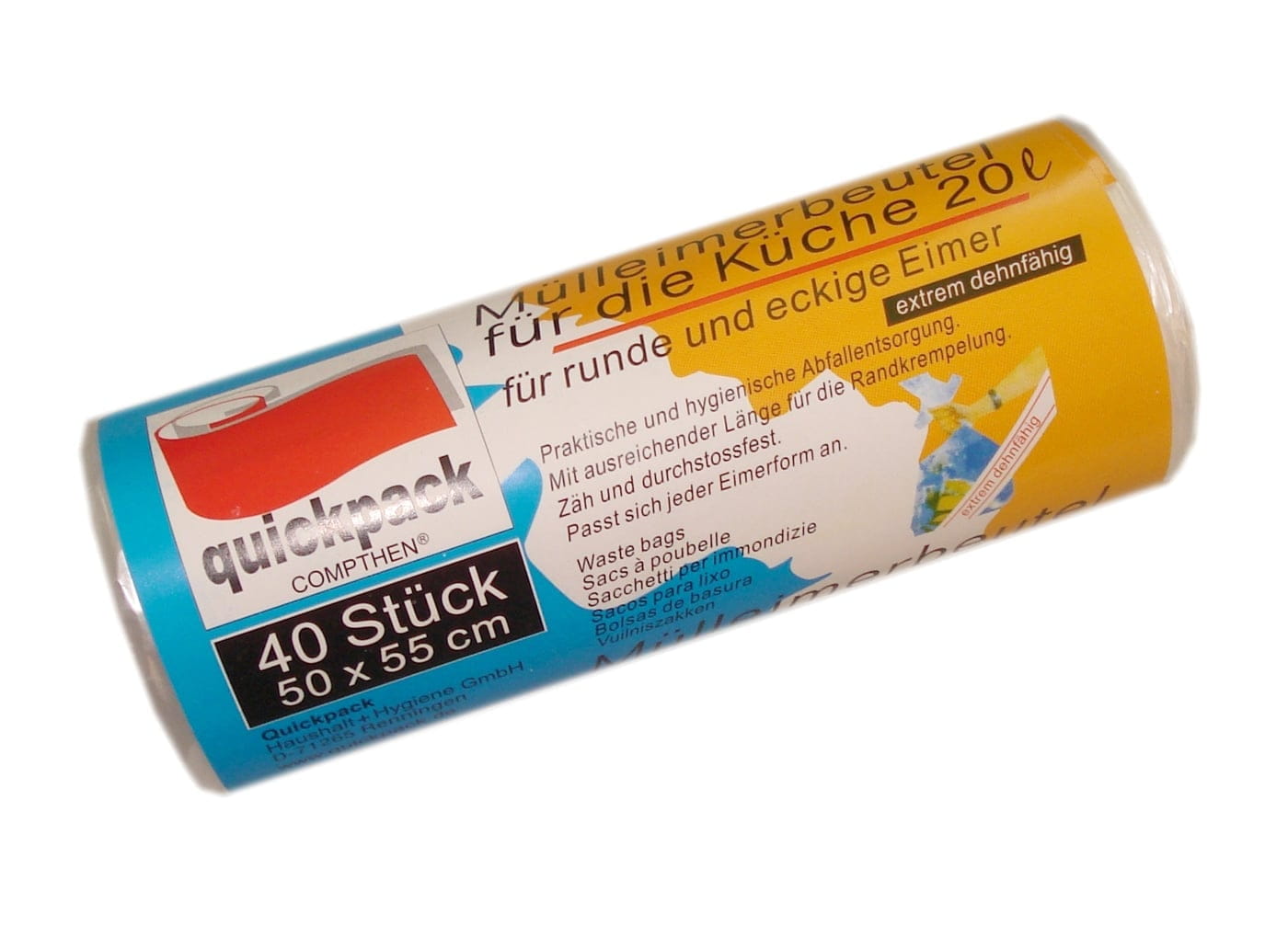 40 Stück Müllsäcke 20L QUICKPACK
