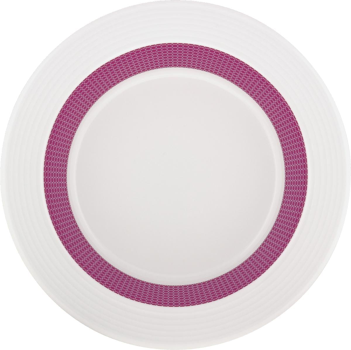 Spezialteller Fahne Relief 23cm INVITA DIALOG PUNKTE himbeerrot