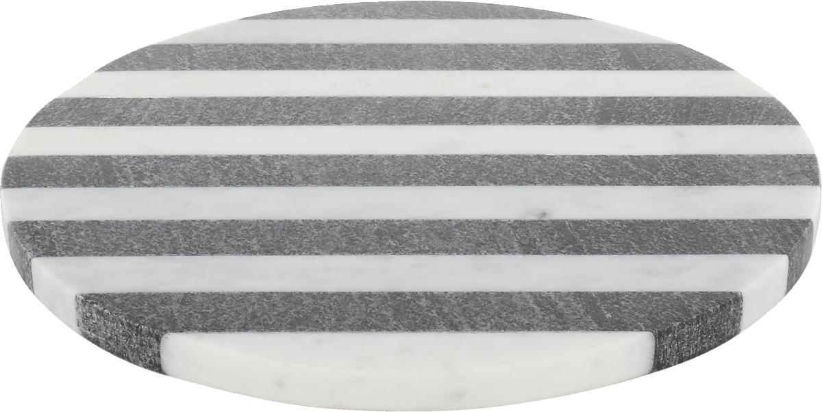 Teller flach 22cm SPOTLIGHTS white-black