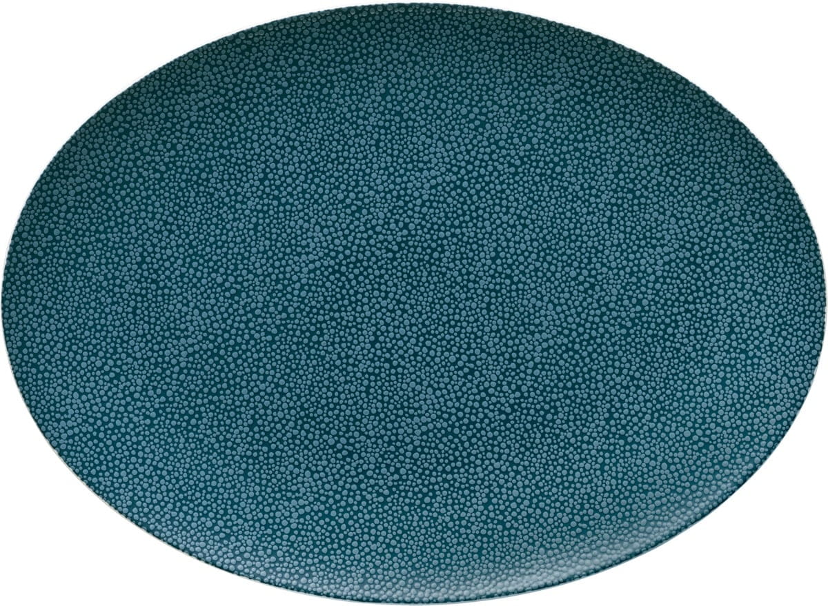 Platte oval coup 37x27cm PURITY PEARLS OCEAN