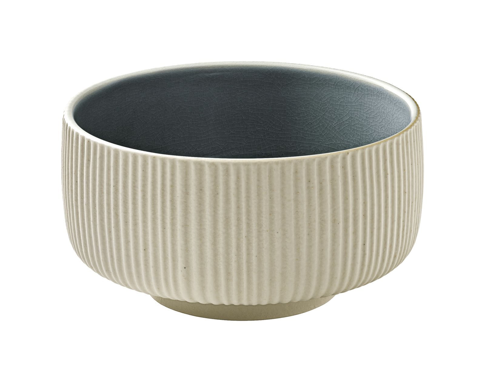 Schale rund 15cm 0,88l NARA RELIEF grau