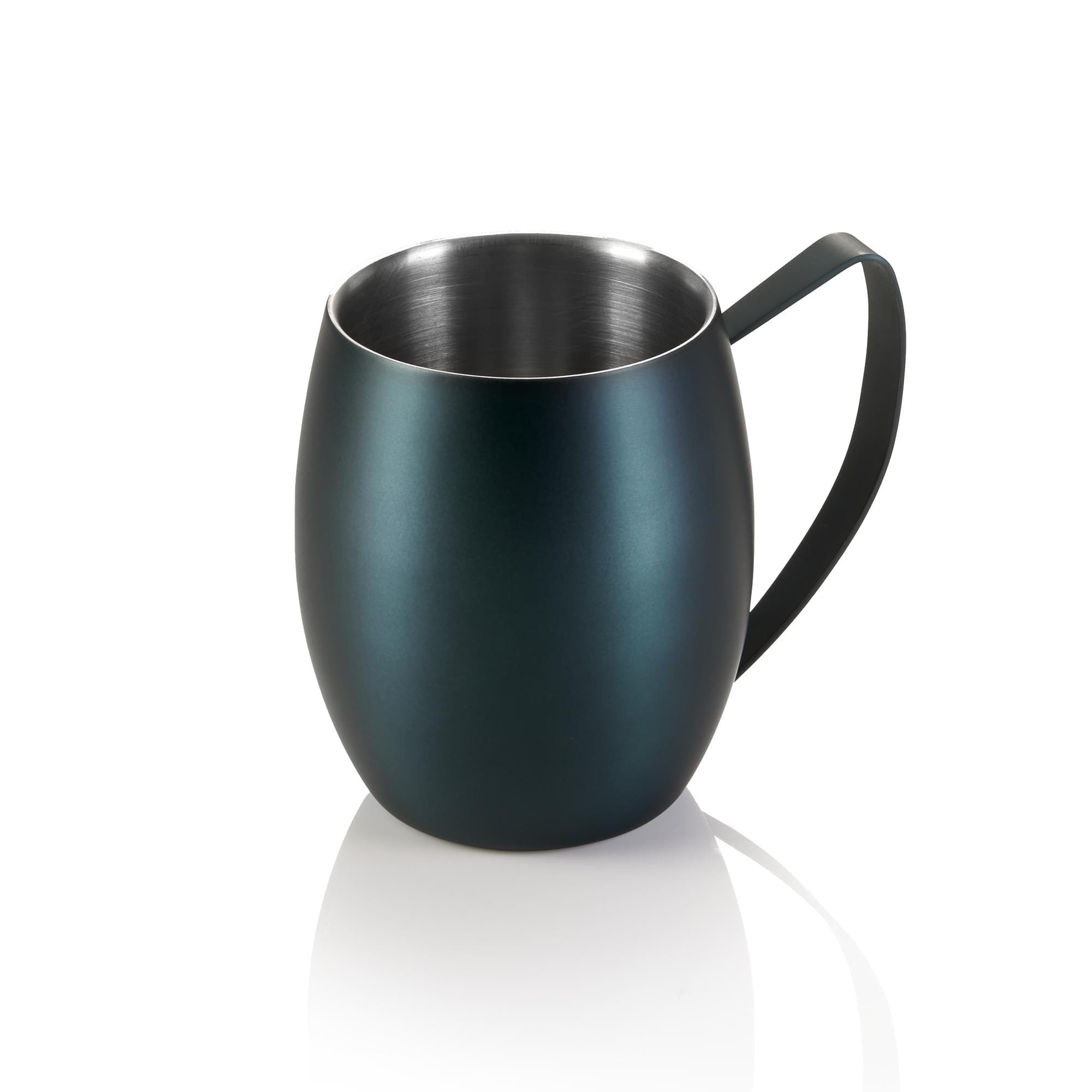 Moscow-Mule-Becher 0,38l Ø10cm H11,5cm NOCTURN 18/8 blau matt