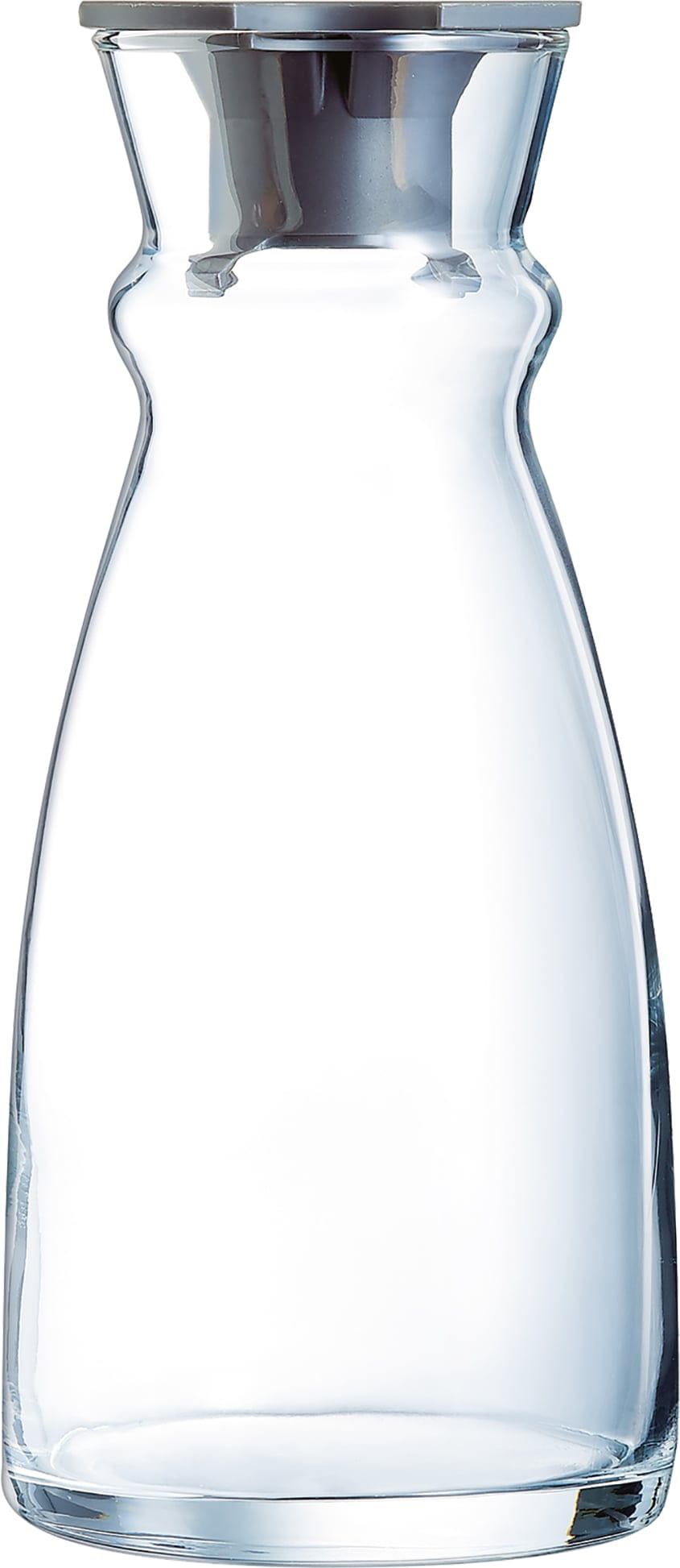 Karaffe 0,75l mit Deckel schwarz FLUID