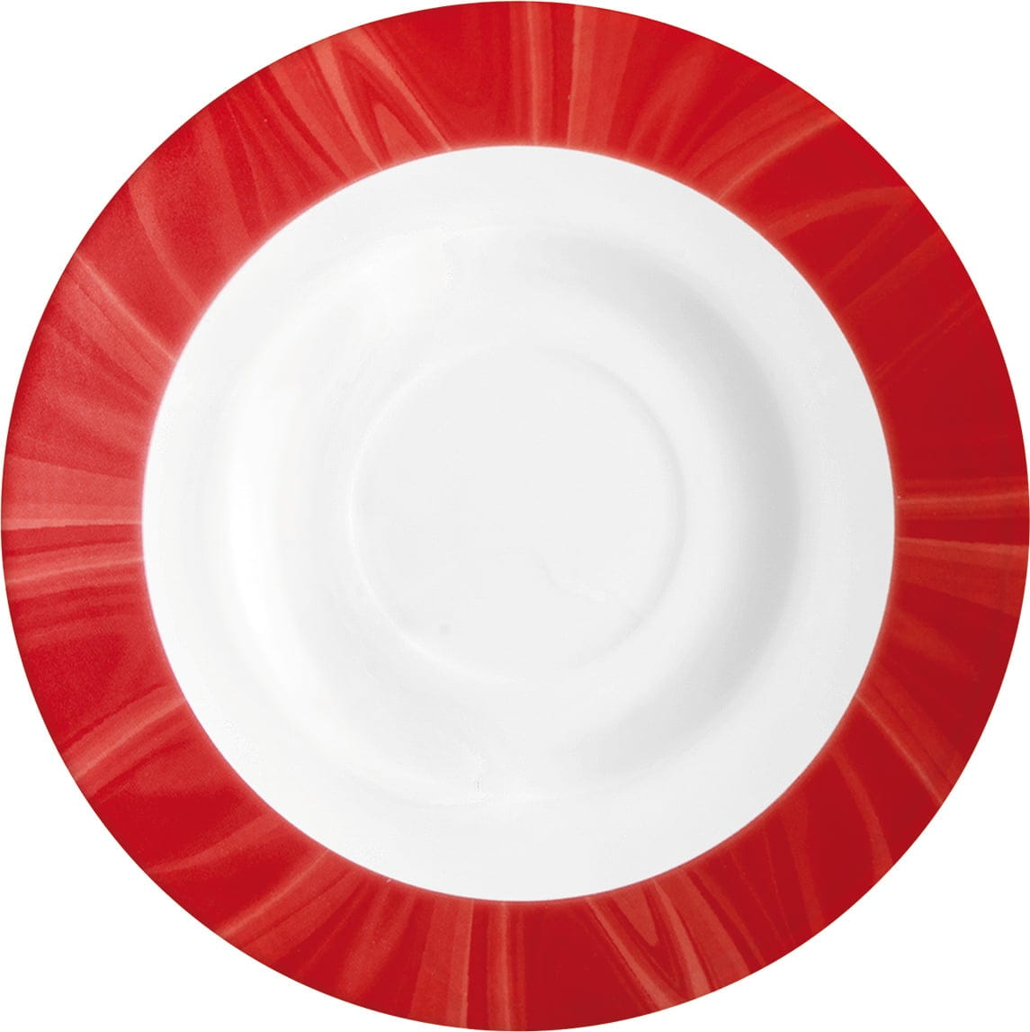 Kaffeeuntertasse Ø14cm NATURA red