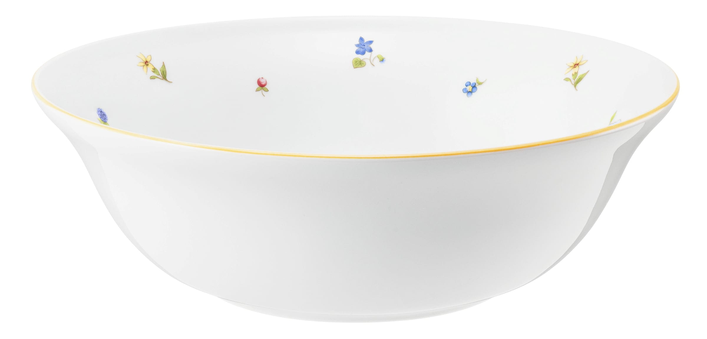 Schale rund rund 24cm COMMUNITY streublume gelbe linie