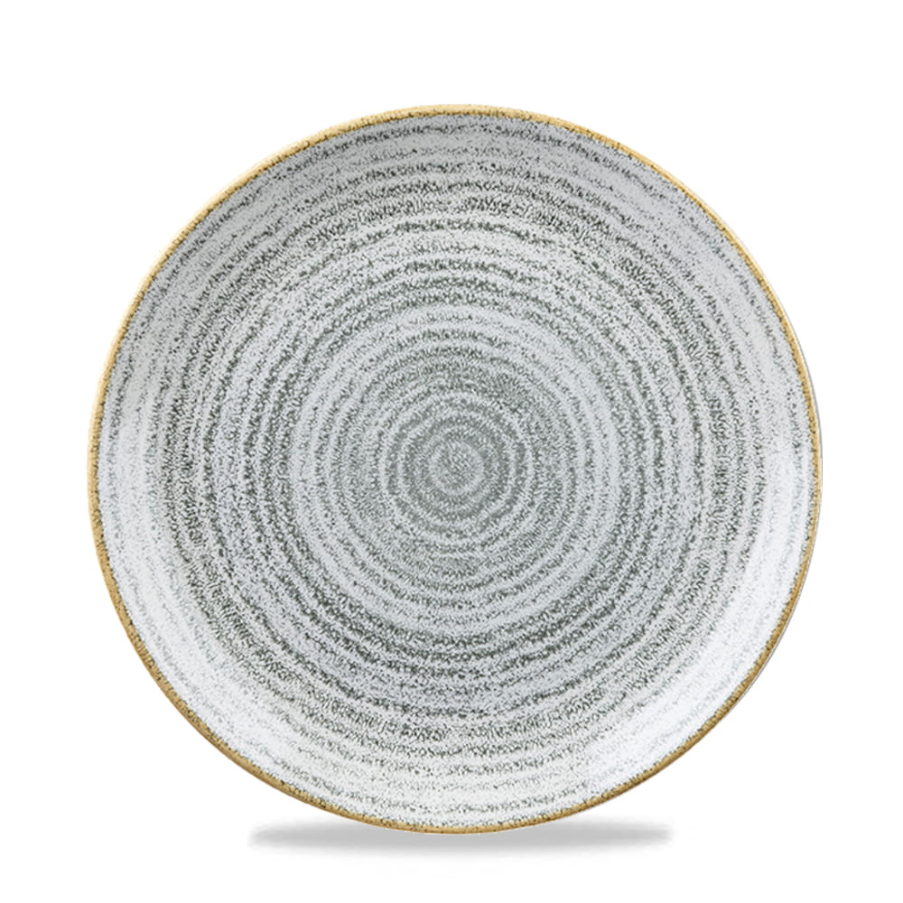 Teller flach coup 22cm STUDIO PRINTS HOMESPUN stone grey