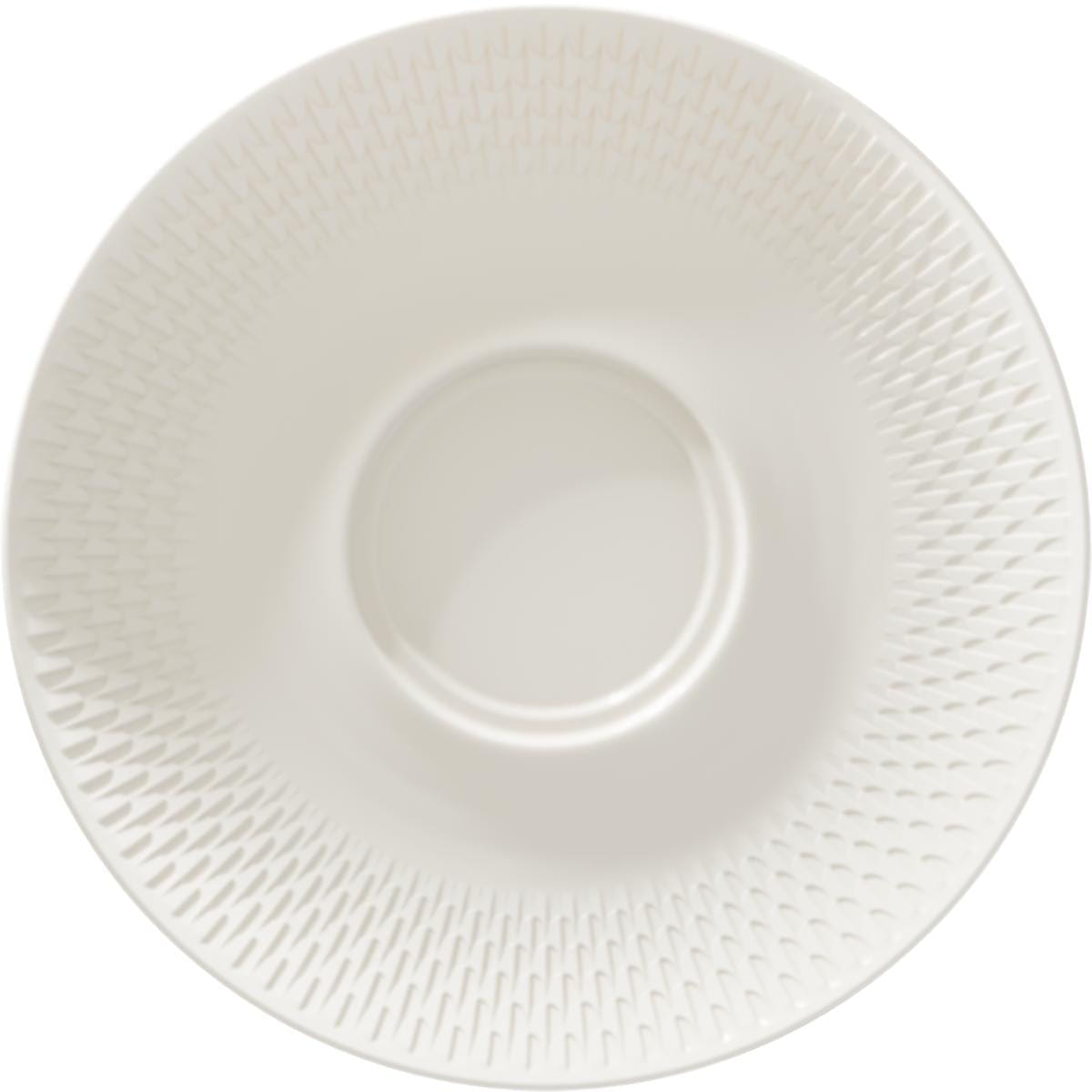 Kombi-Untertasse Doppelspiegel Relief 21cm PURITY REFLECTIONS