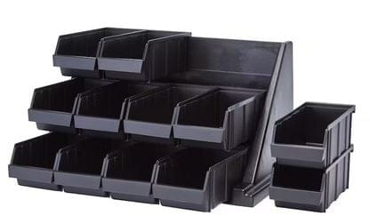 Besteckdispenser 3,8l schwarz PE