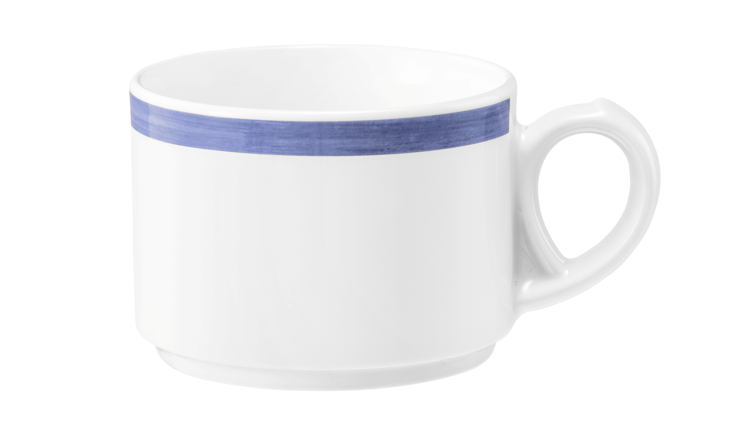 Kaffeetasse rund 0,18l COMMUNITY pinselband blau