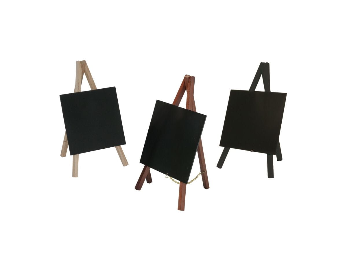 Tischstaffelei mahagonifarben Fläche: 13cm x 15cm H: 24cm