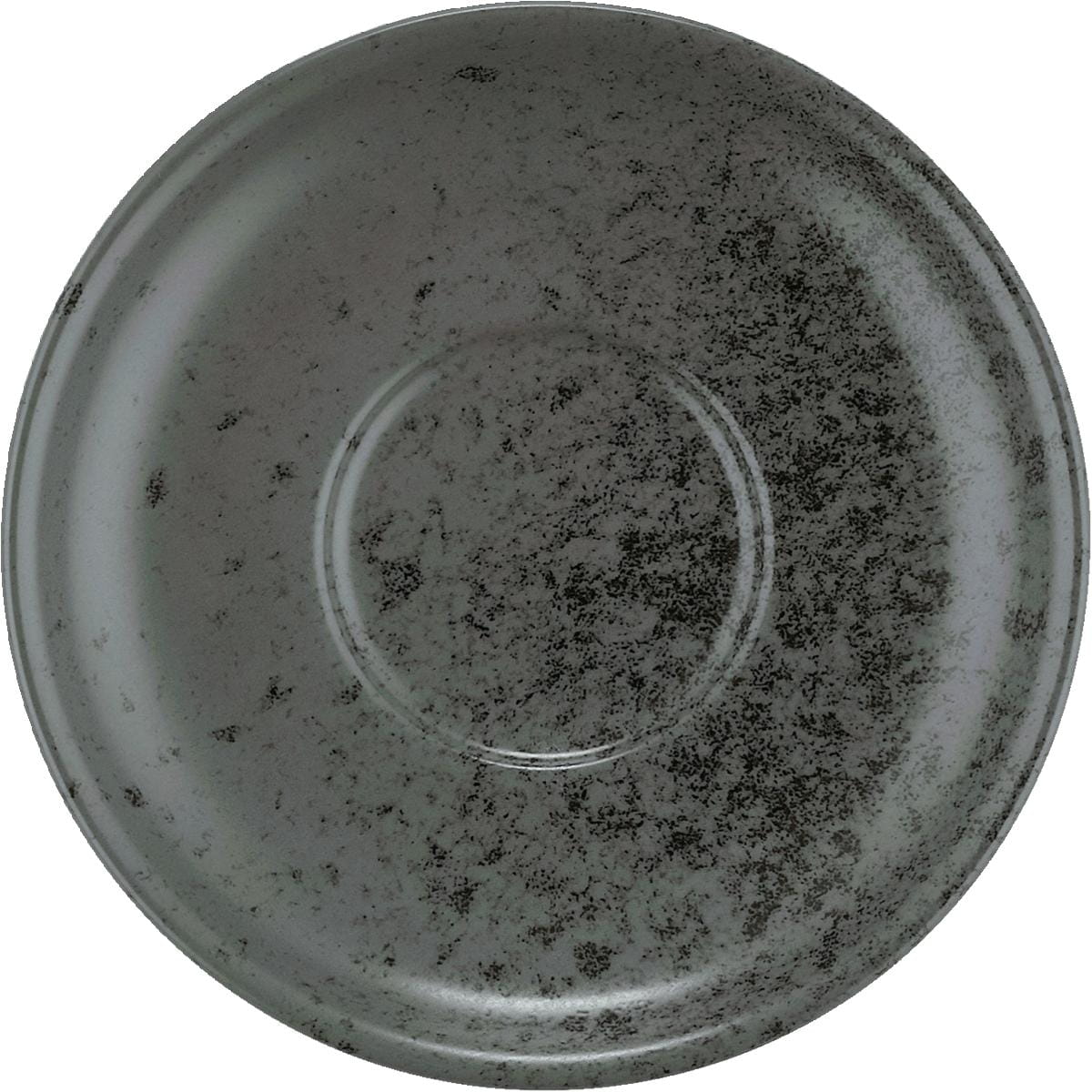 Espressountertasse rund 11cm SANDSTONE BLACK