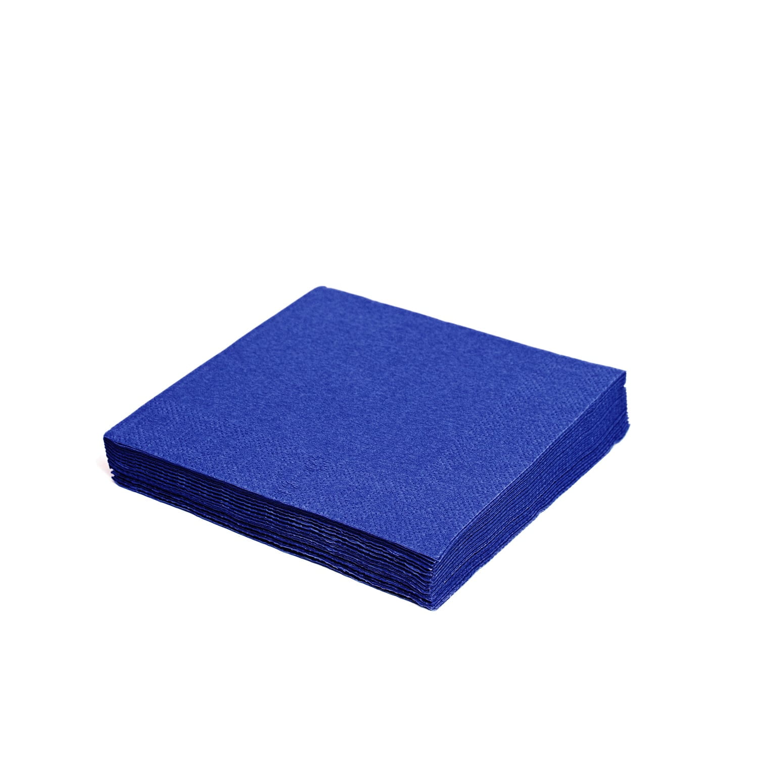 250 Stück Zellstoff Serviette 24x24 2-lagig 1/4 blau