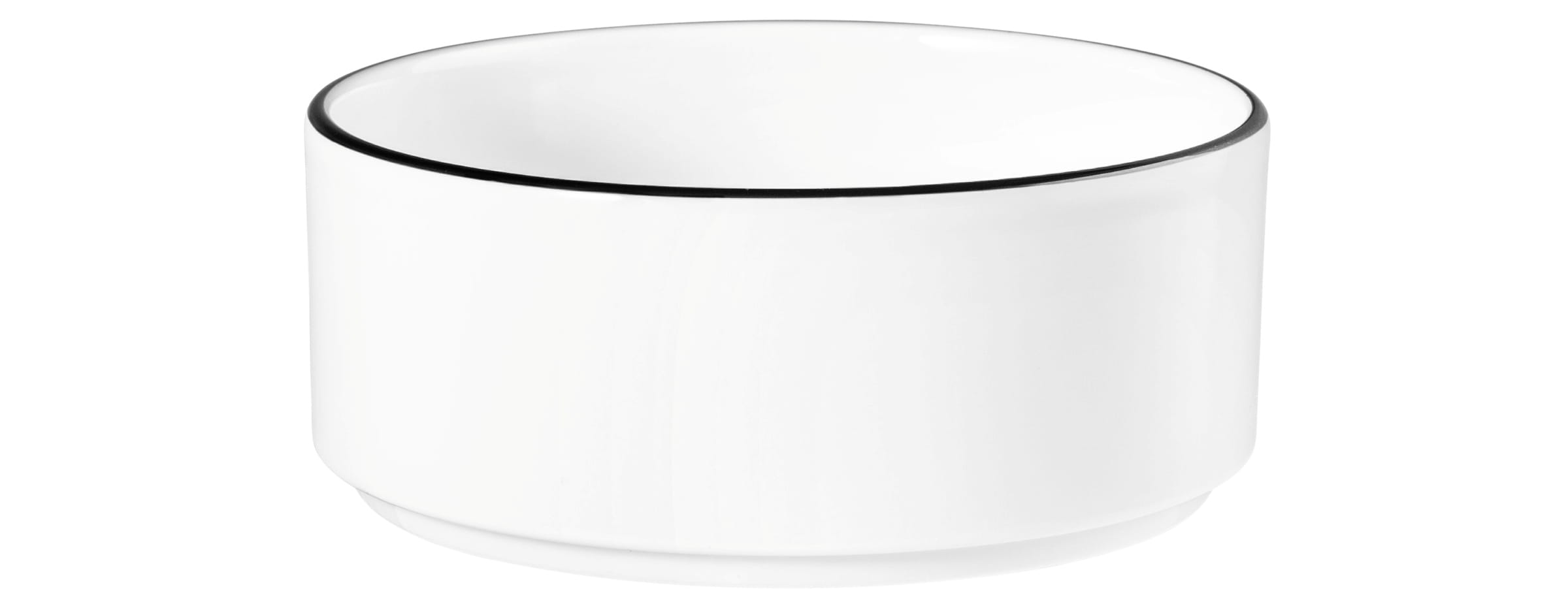 Schale rund halbhoch 12cm M5399-12 GOOD MOOD black line