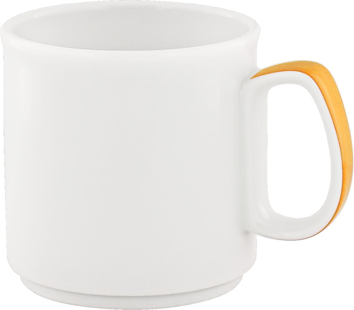 Spezialbecher stapelbar 0.30l INVITA DIMENSION PINSELBAND sonnengelb