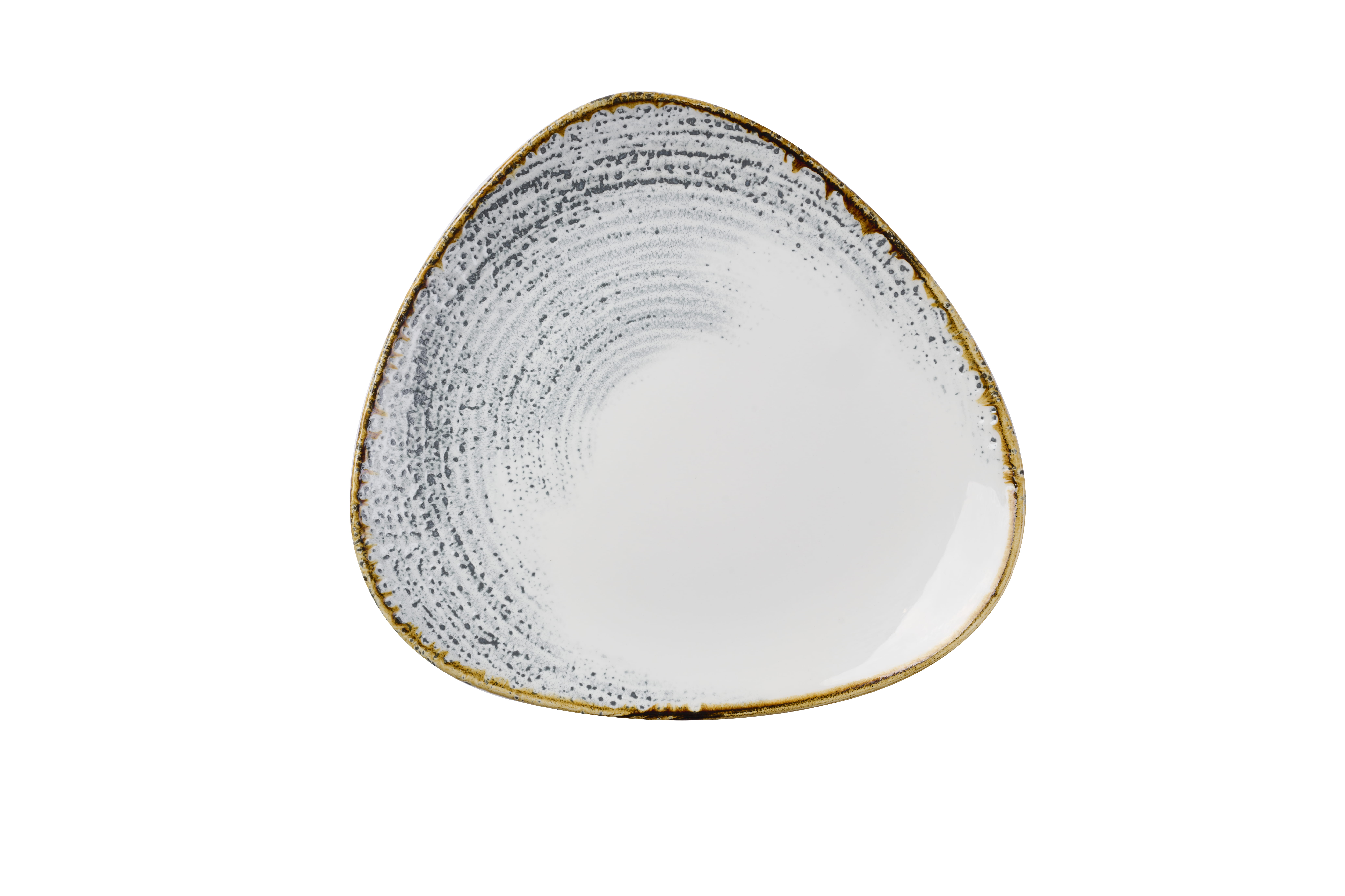 Teller flach dreieckig 26,5cm STUDIO PRINTS HOMESPUN ACCENTS jasper grey