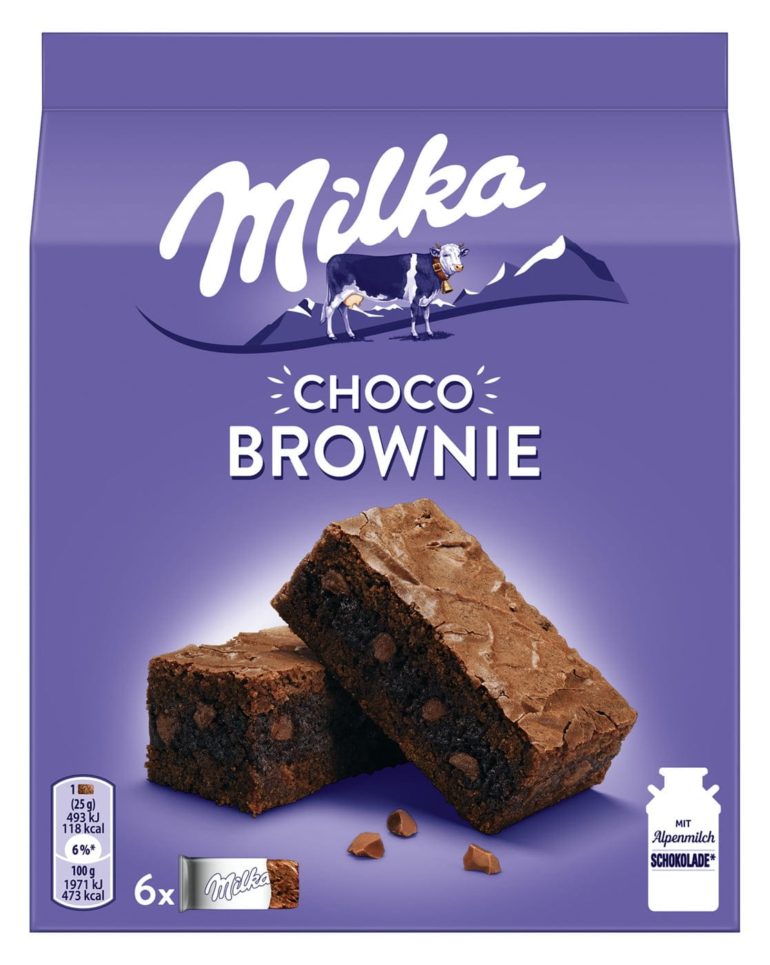 Milka Choco Brownie 6 Stück