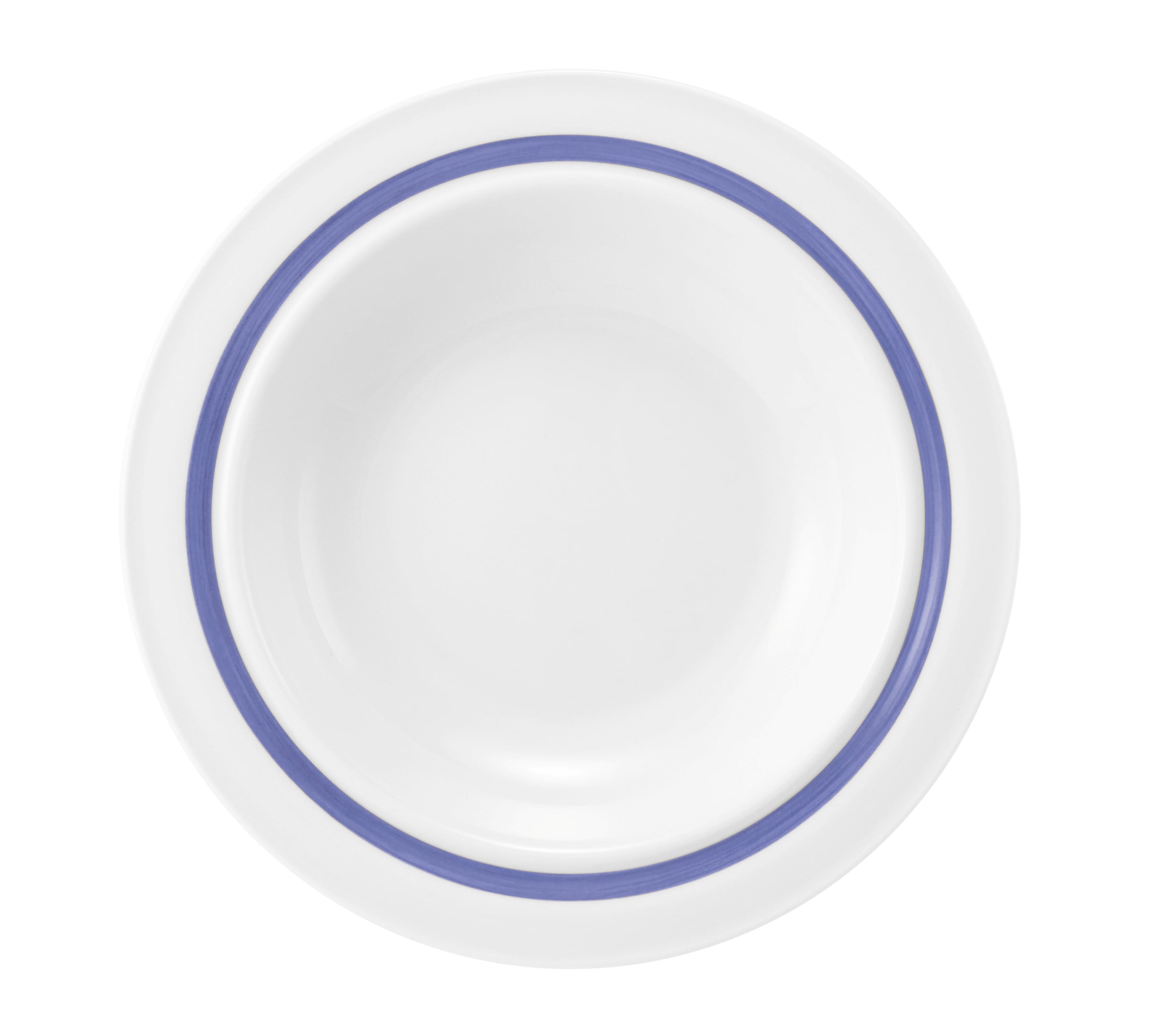 Teller rund tief 23cm COMMUNITY pinselband blau