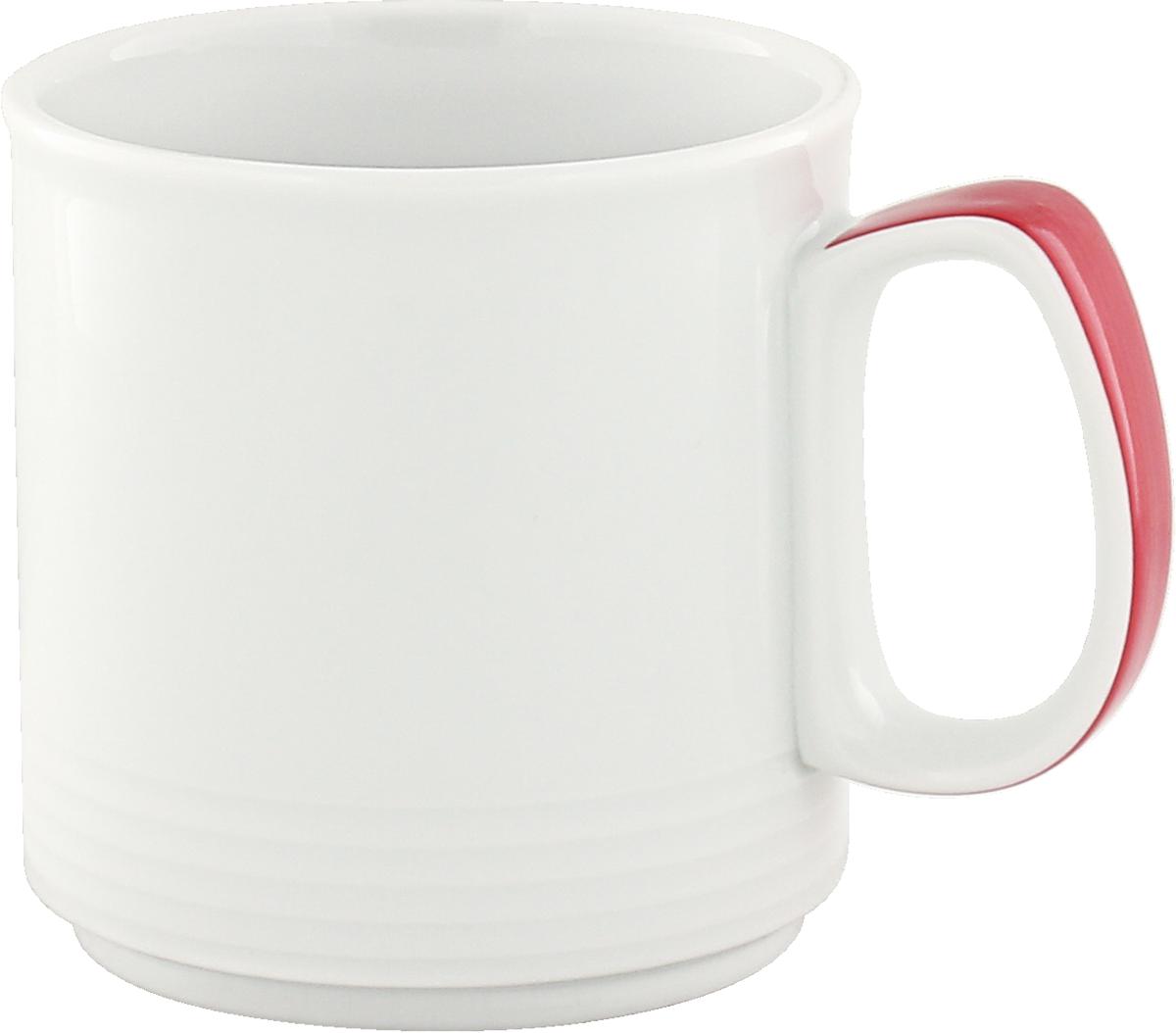 Spezialbecher stapelbar Relief 0.27l INVITA DIALOG PINSELBAND rubinrot