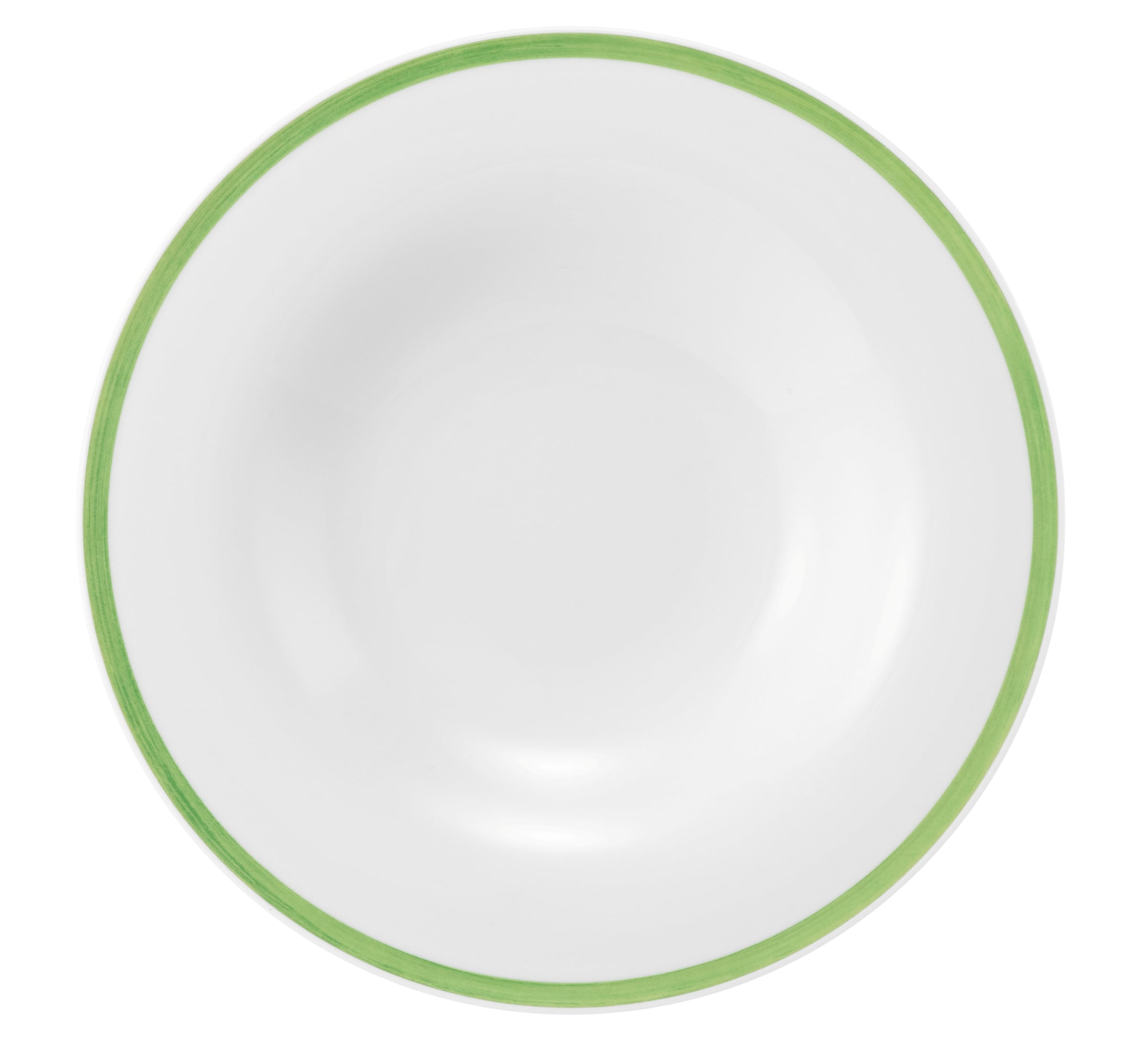 Pastateller rund tief 27cm COMMUNITY pinselband grün