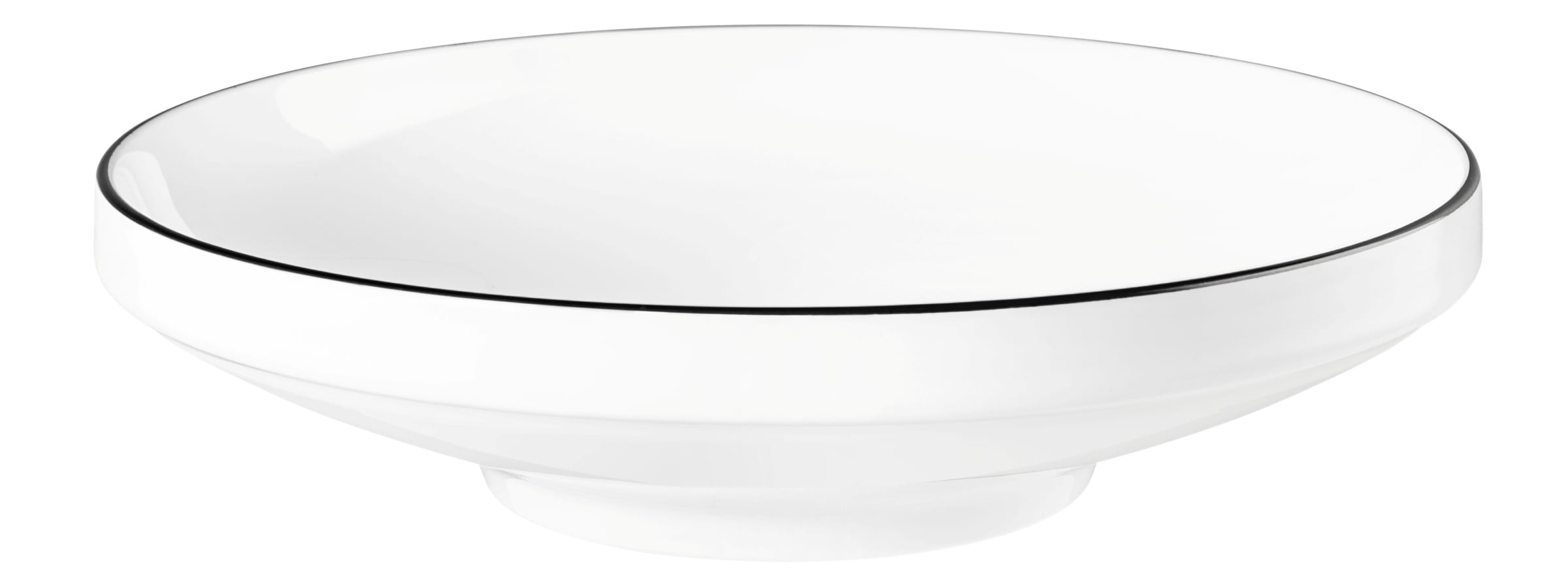 Teller rund tief 26cm M5404-26 GOOD MOOD black line