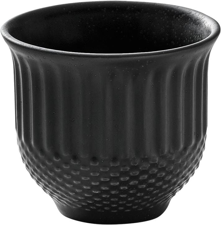 Espressotasse Relief 0,08l PINE coal