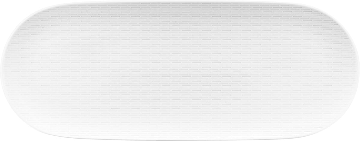 Platte oval coup relief 46cm SCOPE LINEA