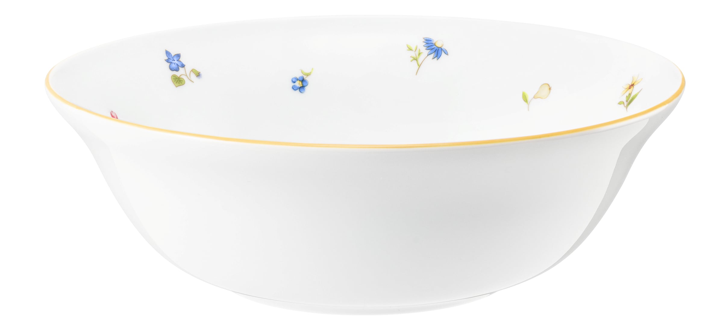 Schale rund rund 21cm COMMUNITY streublume gelbe linie