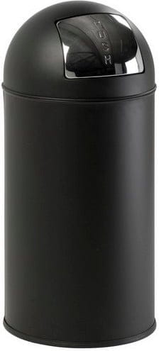 Abfallbehälter 40L PUSHCAN schwarz