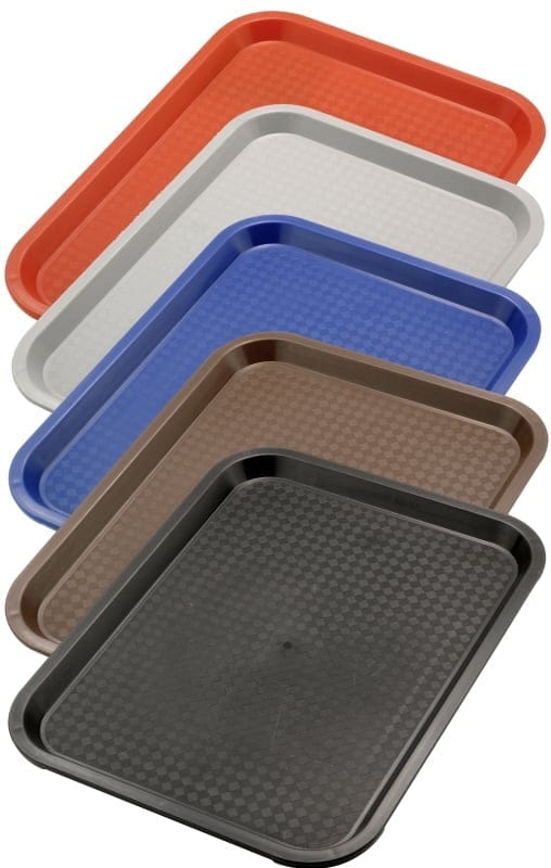Tablett 35x26,5cm FAST FOOD blau stapelbar
